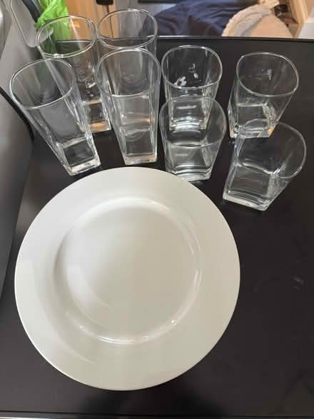 Photo of free Plates+Glasses (Petworth) #1