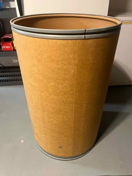 Photo of free Sturdy cardboard barrel (Darien) #1