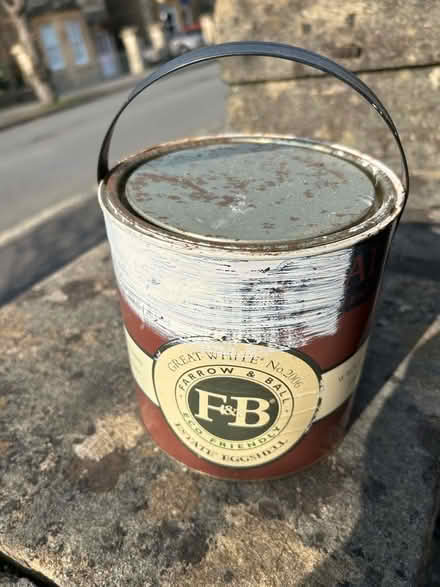 Photo of free F&B white paint (Bathwick) #1