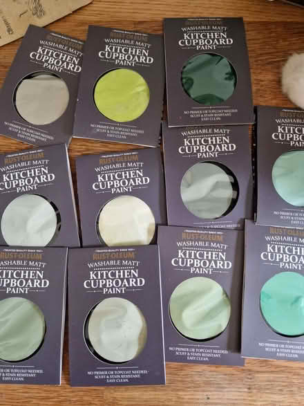 Photo of free Kitchen cupboard paint samples (Fromefield BA11) #1