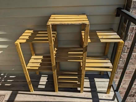 Photo of free Tri-tier plant stand (Plymouth Mtg, PA) #1