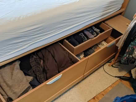 Photo of free Kingsize bed base. (Cam GL11) #3