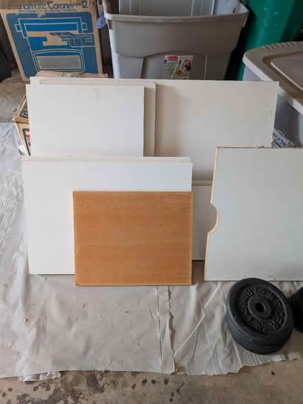 Photo of free Thick particle board white (Gaithersburg MD 20878) #1