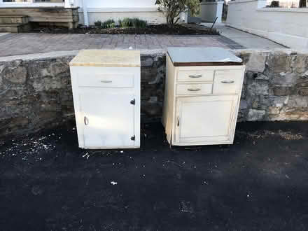 Photo of free Two wooden cabinets (Bridgeport, PA) #1