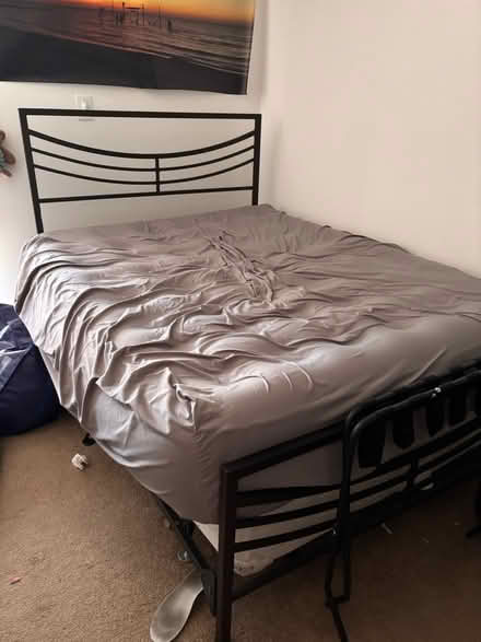 Photo of free IKEA 2 bed frames & 1 air matress (Silver Spring) #1