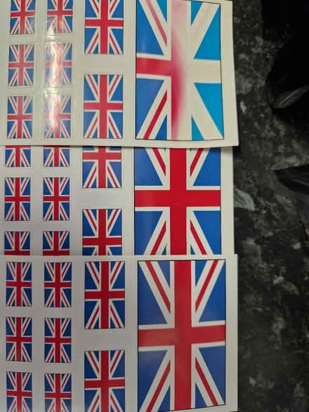 Photo of free England flag stickers (Kingston upon Thames, KT3) #1