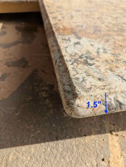 Photo of free salvaged 3/4" granite L countertop (Los Altos) #2