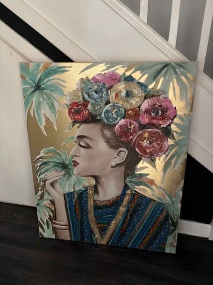 Photo of free Floral woman canvas large (Norfolk park) #1