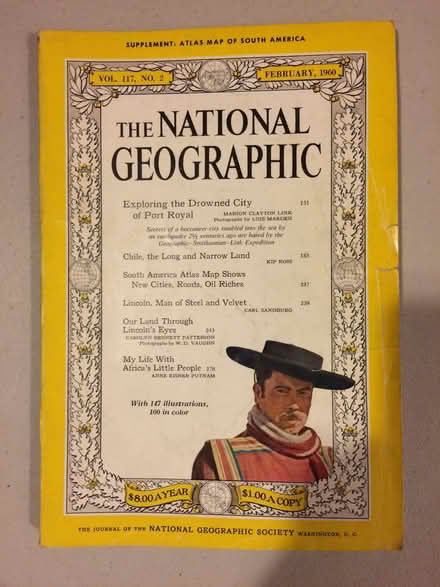 Photo of free old National Geographic magazines (West San Jose near Cupertino) #1