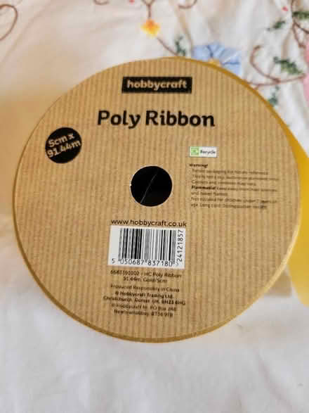 Photo of free GOLD poly ribbon (IP5) #2
