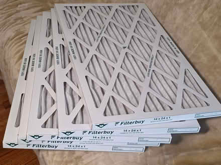 Photo of free Five 14 x 24 x 1 furnace filters (Greenwich (Glenville)) #1