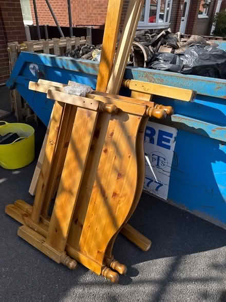 Photo of free Single wooden bed frame (Sutton Farm SY2) #1