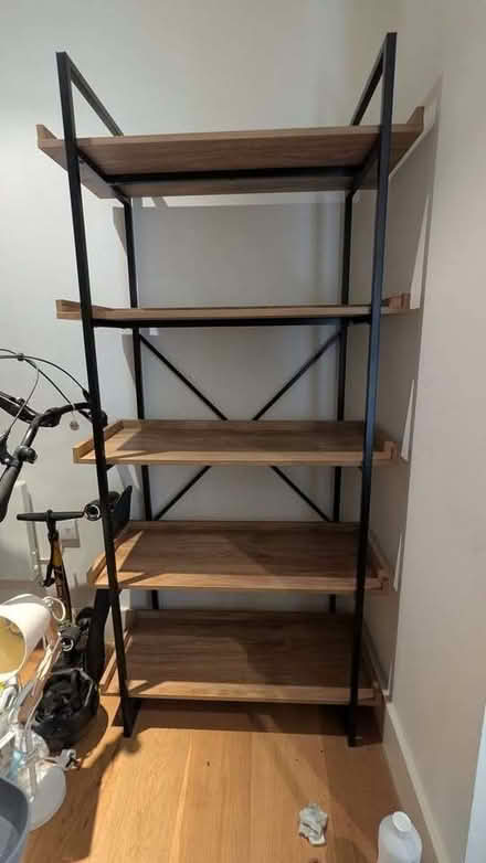 Photo of free Greenwich Tall Shelves Black and Brown (Finsbury Park N7) #1