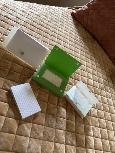 Photo of free Flash cards and storage bins- NEW (Monta Vista) #1