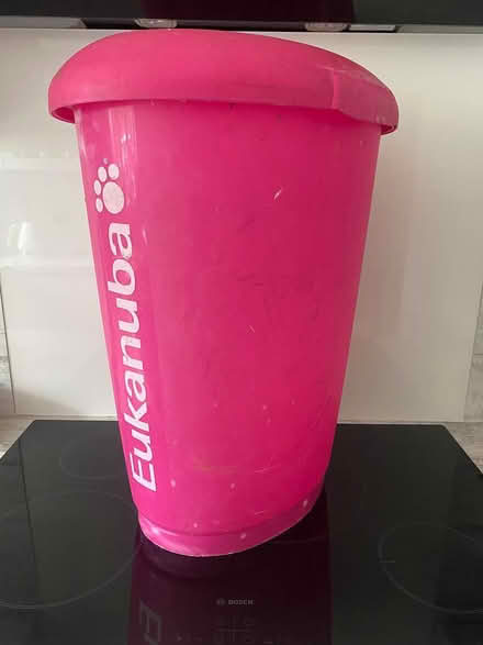 Photo of free Large plastic dog food container (Midhurst) #1