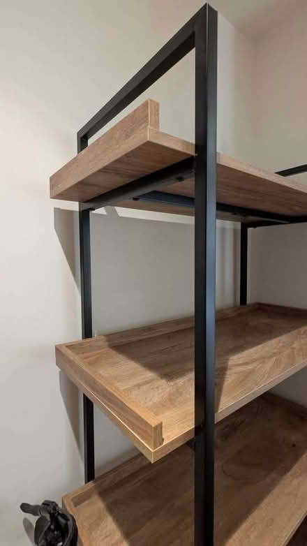 Photo of free Greenwich Tall Shelves Black and Brown (Finsbury Park N7) #4