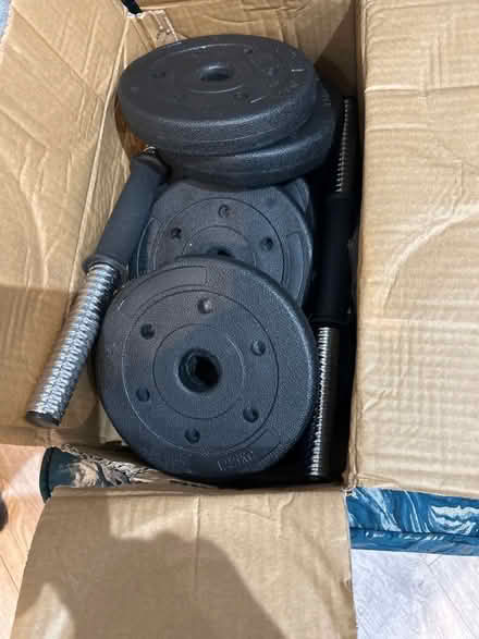 Photo of free 20kg dumbbells (Harrogate HG2) #1