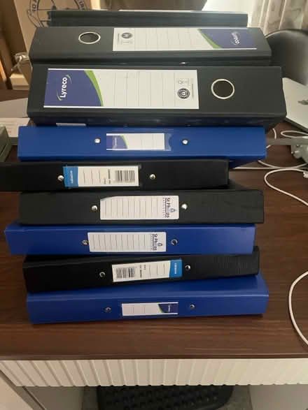 Photo of free Ring binders and lever arch files (Lichfield WS13) #1