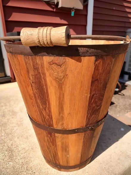 Photo of free Handmade wood bucket (Odenton) #1