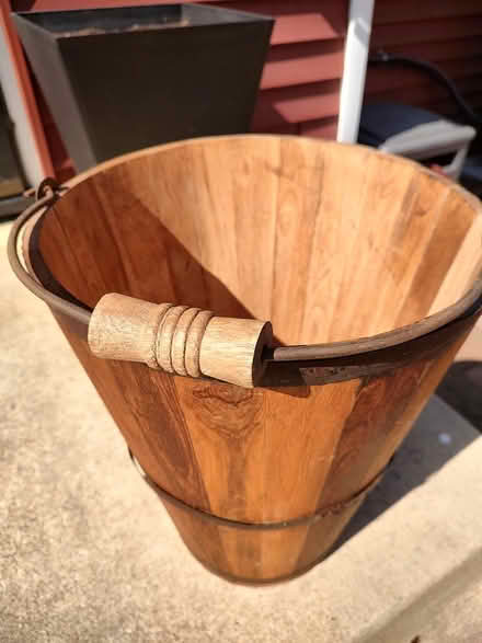 Photo of free Handmade wood bucket (Odenton) #2