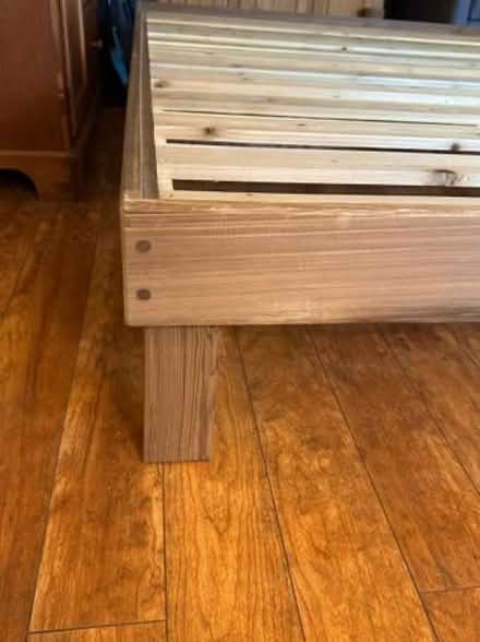 Photo of free Wooden King Size Bed Frame (Duvall) #3