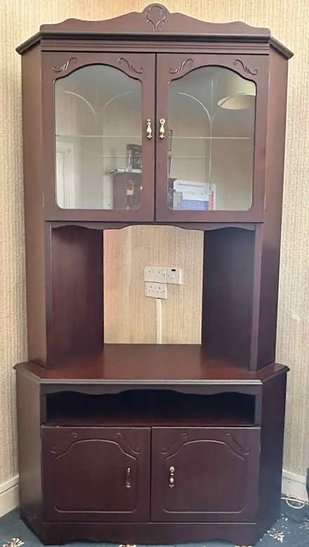 Photo of free Mahogany Corner TV unit (South Laois) #1