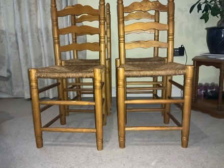 Photo of free 4 x pine dining chairs (Modbury Area) #3