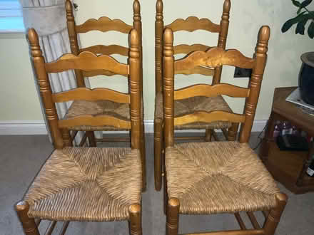 Photo of free 4 x pine dining chairs (Modbury Area) #4