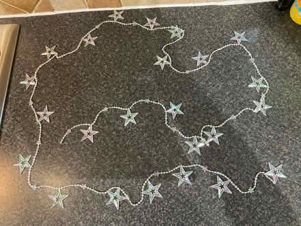 Photo of free Sparkly star garland (World’s End Burgess Hill) #1