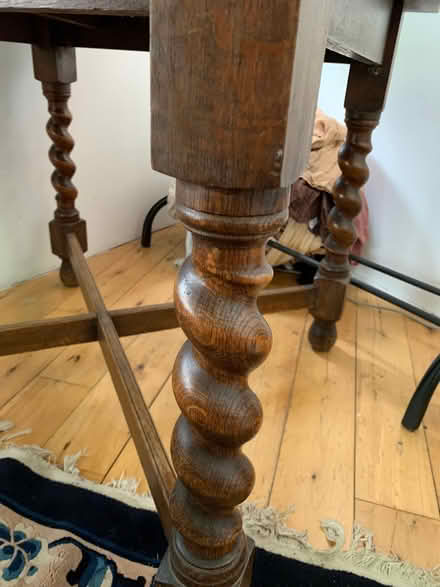 Photo of free Hardwood table (Peasedown St John CP) #4