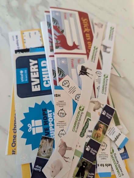 Photo of free Dozens of stickers - charity, animals, Christmas... CAN POST (Whoberley CV5) #1