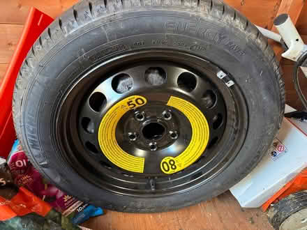 Photo of free Spare tyre hub with tyre (Atworth SN12) #1