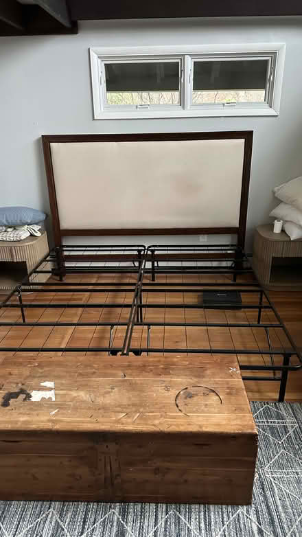 Photo of free King size bed frame and headboard (Chevy Chase MD) #1