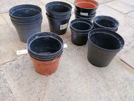 Photo of free Several Plastic plant pots (Hillsborough S6) #1