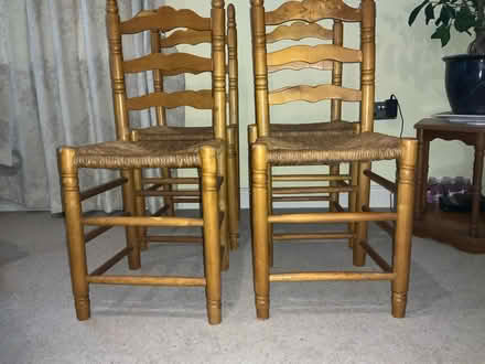 Photo of free 4 x pine dining chairs (Modbury Area) #2