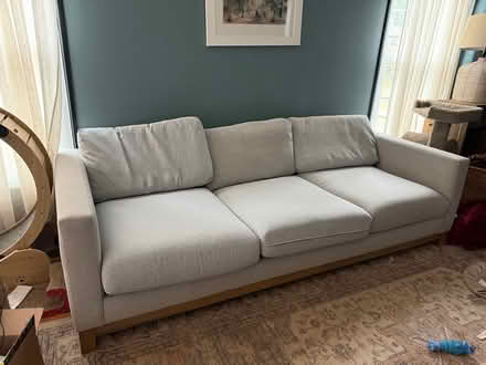 Photo of free 96” sofa and lounge chair (Dearbought Frederick) #2