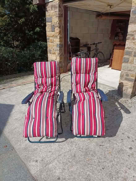 Photo of free Two fold-able sun lounger chairs (Brookhouse LA2) #1