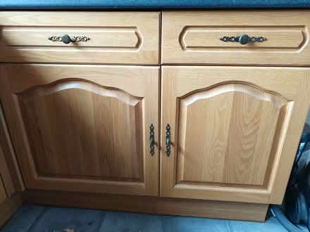 Photo of free Solid oak cupboard doors and drawer fronts (Moulton NN3) #1