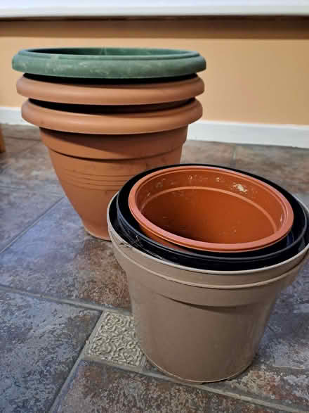 Photo of free Large Plastic Plant Pots (Whiston S60) #1