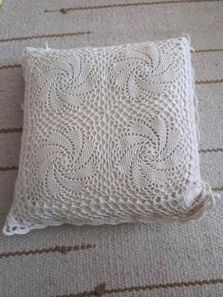 Photo of free Pretty small white pillow (BN43) #1