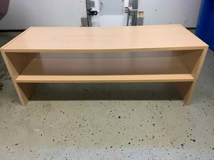 Photo of free Blonde Wooden Shelf Unit (Watkins Lake Rd and Dixie Hwy) #1