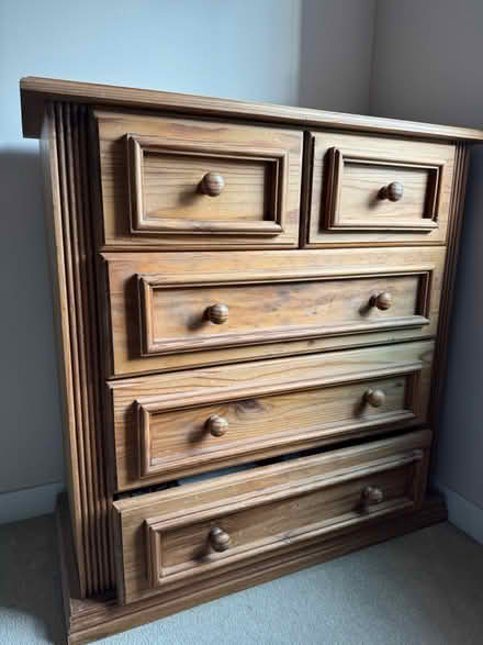 Photo of free Solid wood chest of drawers (Eastbourne BN22) #1