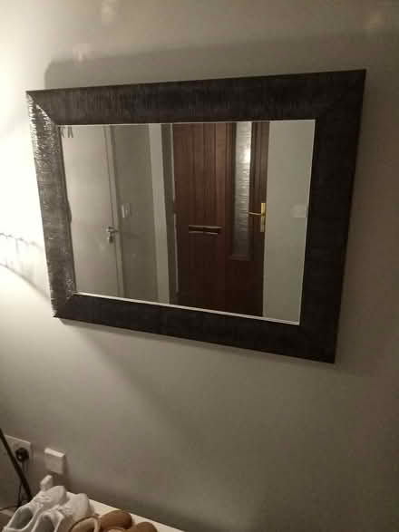 Photo of free Black painted mirror (South Dublin) #1