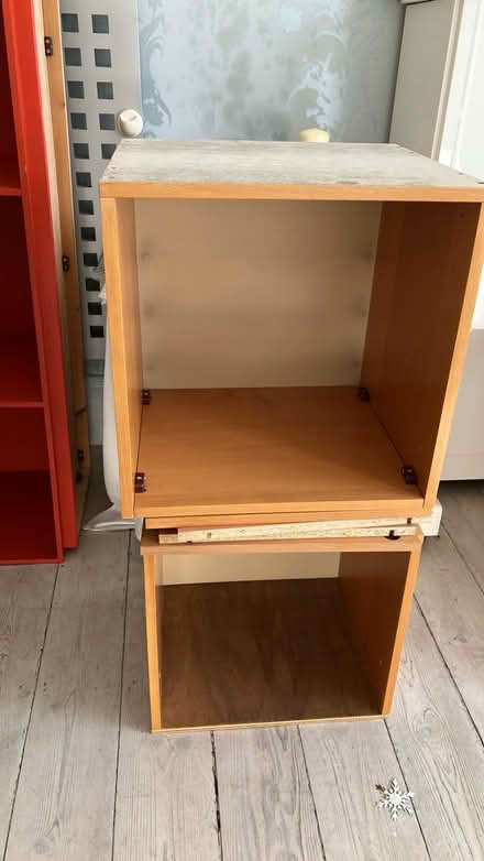 Photo of free IKEA square wooden units (Norton Malton North Yorkshire) #3