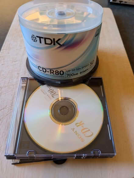 Photo of free 25+ CD-recordable disks 700MB, unused (Stockbridge EH4) #1