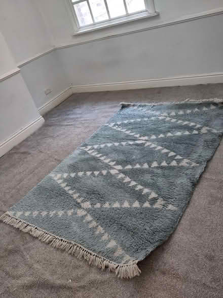 Photo of free Blue polypropylene rug (L1 Liverpool City Centre) #1