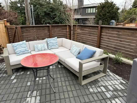 Photo of free Crate & Barrel Outdoor Couch Set (Madison Park, Seattle) #1