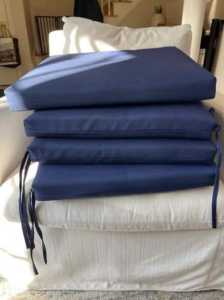 Photo of free 4 outdoor cushions (East Boxford) #1