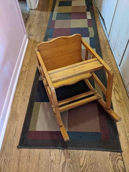 Photo of free vintage child's rocker (Near RT 25 and 68) #1