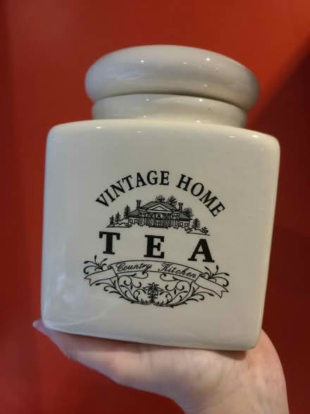 Photo of free Wilkos Ceramic Cream Tea Caddy (Prestwich M25) #1